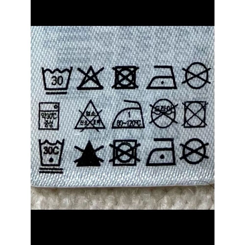 Zara Polo Collar Wool Blend Knit Mini Dress in Cream Women’s M - Picture 7 of 7